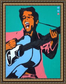 Allegory of Arts Framed Paintings - elvis by Pop art