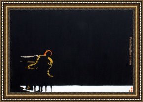 Allegory of Arts Framed Paintings - long stage ray by Pop art