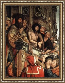 Massys Framed Paintings - Ecce Homo by Quentin Massys
