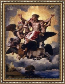 The Vision Beyond Framed Paintings - The Vision of Ezekiel by Raphael