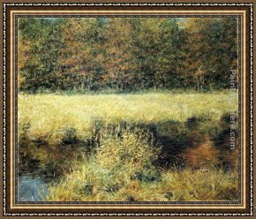 Autumn Landscape Framed Paintings - Autumn Landscape by Robert Reid