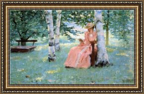 Reid Framed Paintings - Reverie by Robert Reid