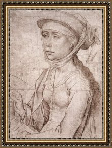 Bartholomeus Van Der Helst Framed Paintings - St Mary Magdalene by Rogier van der Weyden