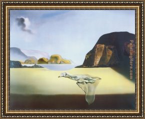 Pygmalion And The Image I - The Heart Desires Framed Paintings - The Transparent Simulacrum of the Feigned Image by Salvador Dali