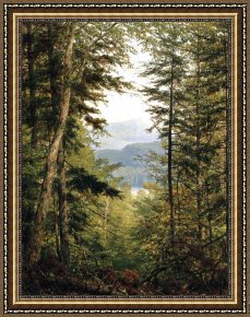 Isola Bella, Lago Maggiore, a Sketch Framed Paintings - A Sketch on the Huntington River, Vermont by Sanford Robinson Gifford