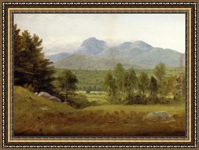 Isola Bella, Lago Maggiore, a Sketch Framed Paintings - Sketch of Mount Chocorua, New Hampshire by Sanford Robinson Gifford