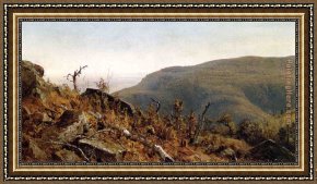 Isola Bella, Lago Maggiore, a Sketch Framed Paintings - The View from South Mountain in the Catskills, A Sketch by Sanford Robinson Gifford