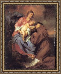 The Vision Beyond Framed Paintings - The Vision of St Anthony by Sir Antony van Dyck