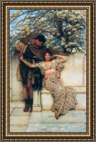 Promise of Spring Framed Paintings - promise of spring by Sir Lawrence Alma-Tadema