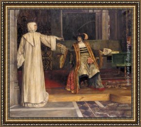 Reid Framed Paintings - Isabella and Angelo, Measure for Measure by Stephen Reid