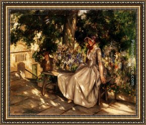 Reid Framed Paintings - My Love Approaches by Stephen Reid
