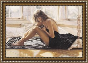 The Heart of The Andes Framed Paintings - Comforting the Heart by Steve Hanks