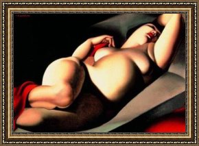 Isola Bella, Lago Maggiore, a Sketch Framed Paintings - La bella Rafaela by Tamara de Lempicka