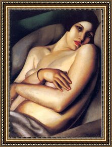 Jacob's Dream Framed Paintings - The dream by Tamara de Lempicka