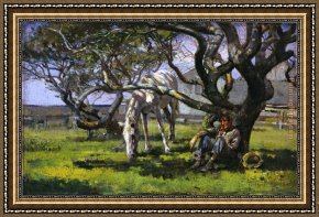 Robinson Framed Paintings - Nantucket by Theodore Robinson