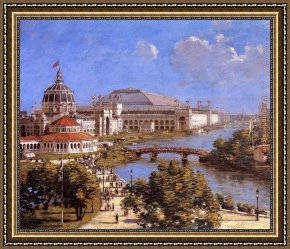 Robinson Framed Paintings - World's Columbian Exposition by Theodore Robinson