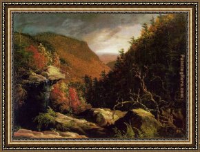 The Clove Catskills Framed Paintings - The Clove Catskills by Thomas Cole