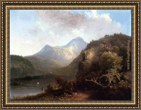 Doughty Framed Paintings - View in Maine by Thomas Doughty