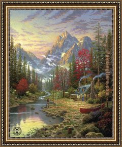 Life Framed Paintings - The Good Life by Thomas Kinkade
