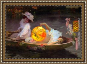Eve Framed Paintings - Carnival Eve by Ulpiano Checa y Sanz