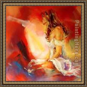 Jacob's Dream Framed Paintings - Anna Future Dreams by Unknown Artist