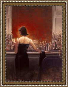 Evening Mood Framed Paintings - Brent Lynch Evening Lounge by Unknown Artist