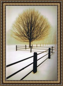 Unknown Artist Framed Paintings - David Winston Solitude by Unknown Artist