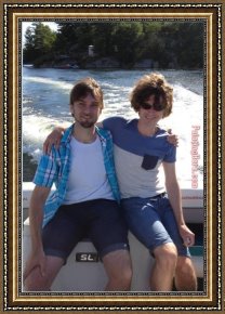 Friends Framed Paintings - Friends by Unknown Artist