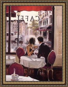 24 Hours at Lemans Framed Paintings - Heighton After Hours by Unknown Artist