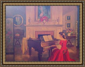 Unknown Artist Framed Paintings - M Ditlef sonata by Unknown Artist