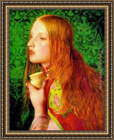 The Vision of St Anthony Framed Paintings - Mary Magdalene By Anthony Sandys by Unknown Artist