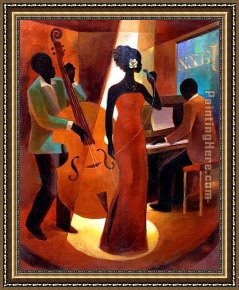Unknown Artist Framed Paintings - Muzi007 by Unknown Artist