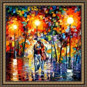 In Love Framed Paintings - Romantical Love III by Unknown Artist