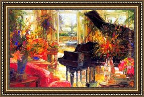 Promise of Spring Framed Paintings - Spring is in the Air by Unknown Artist