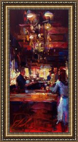 24 Hours at Lemans Framed Paintings - The Last Hour by Unknown Artist