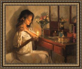 Beautiful Framed Paintings - A Beautiful Day by Vicente Romero Redondo