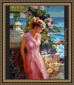 An Afternoon Ride Framed Paintings - Afternoon Sunshine by Vladimir Volegov