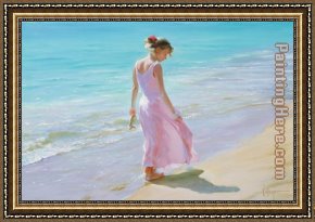 Dancers in Pink Framed Paintings - Pretty in Pink by Vladimir Volegov