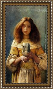 The Three Graces Framed Paintings - The Grace Cup by William John Wainwright