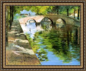 Soul Reflection 2 Framed Paintings - Reflections by William Merritt Chase