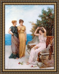 American Hearts II Framed Paintings - In The Summertime of the Heart by William Oliver