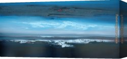 Skyline Canvas Paintings - Abstract Skyline 1 by 2010