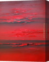 Skyline Canvas Paintings - Abstract Skyline 3 by 2010