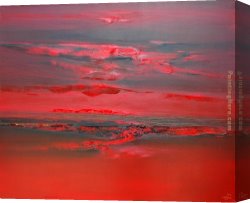 Skyline Canvas Paintings - Abstract Skyline ii by 2010