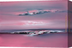 Skyline Canvas Paintings - Abstract Skyline v by 2010
