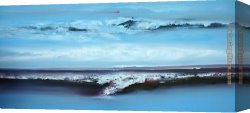 Skyline Canvas Paintings - Abstract Skyline vi by 2010