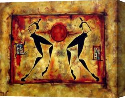 Sports Canvas Paintings - Ancient athletics by 2010
