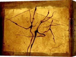 Hunter Mountain, Twilight Canvas Paintings - Ancient hunters by 2010