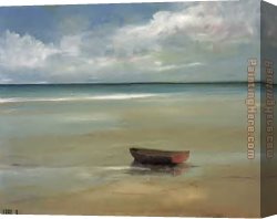 Beach Canvas Paintings - On The Beach by 2010