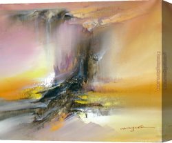 Scenery Canvas Paintings - winter scenery by 2010
